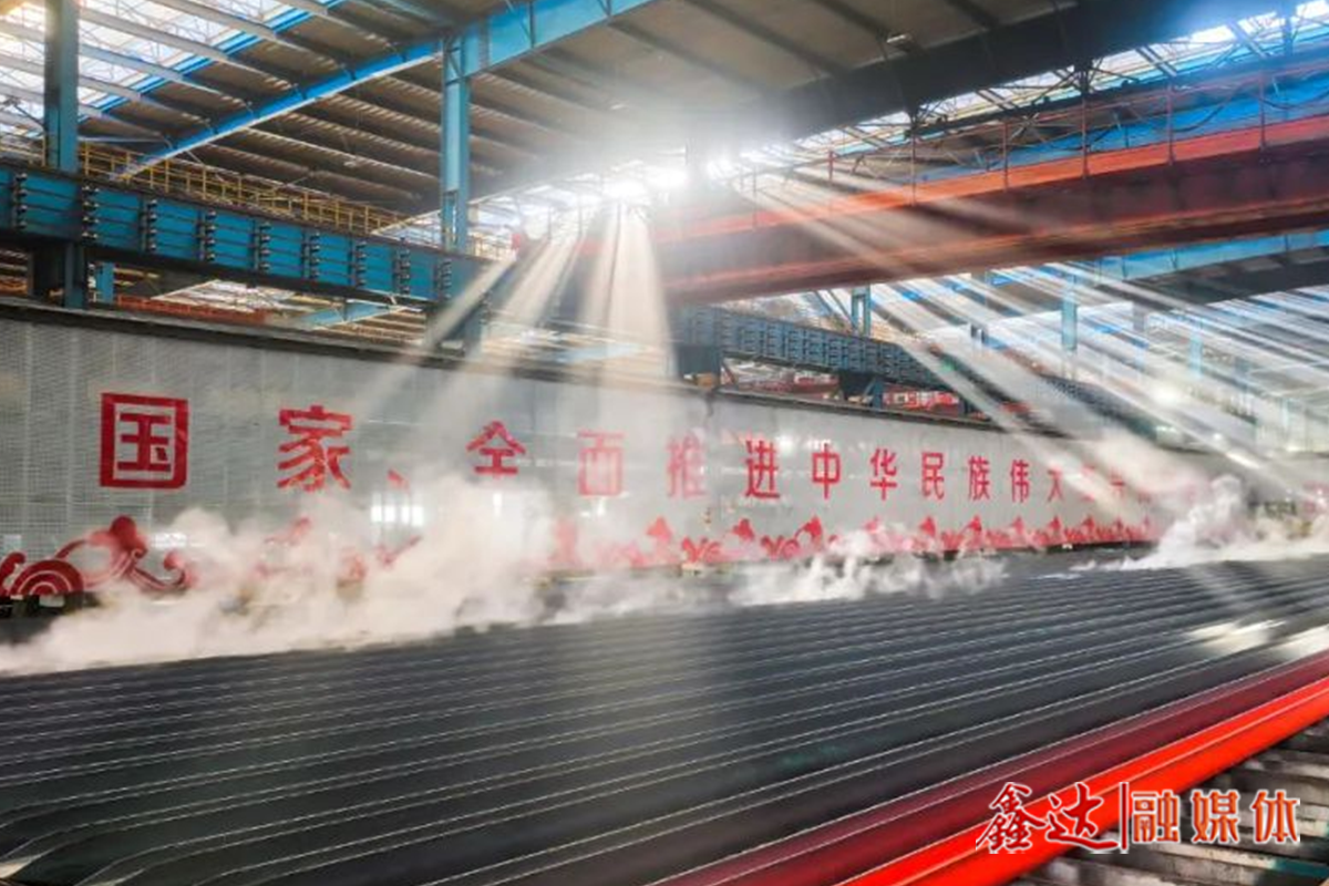 Direct attack on the site! Lean management "refining" chapter, the steel production line of the General Steel rolling plant new sail!